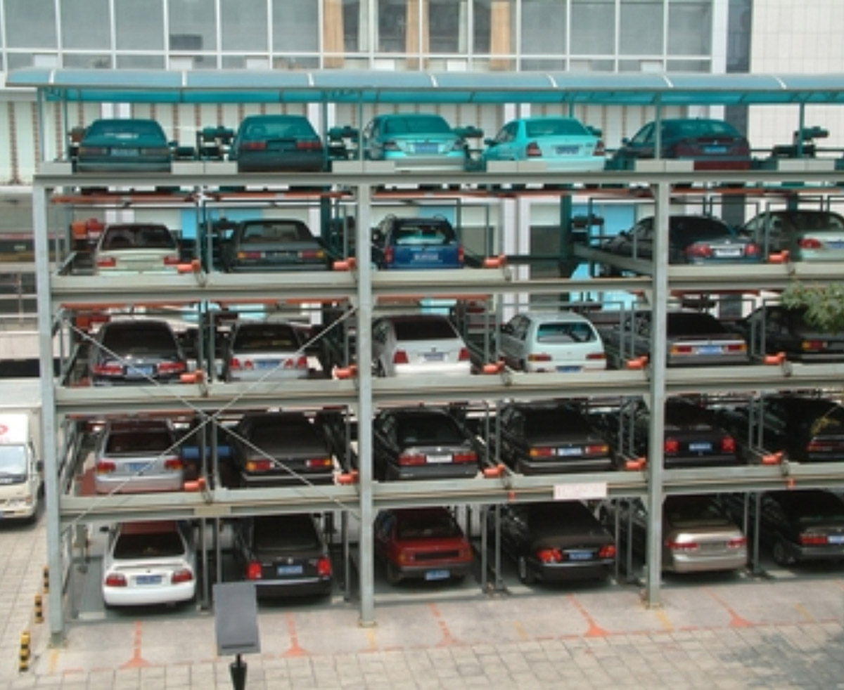 機(jī)械立體車位五層升降橫移智能車庫